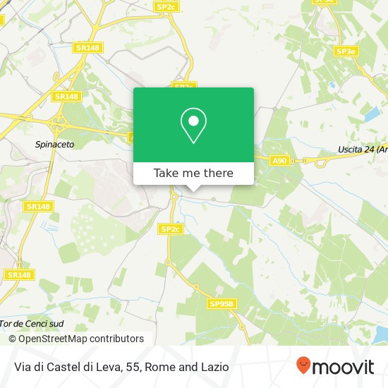 Via di Castel di Leva, 55 map