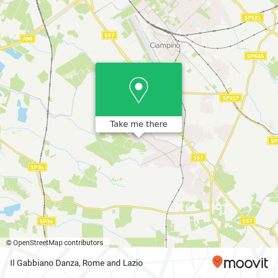 Il Gabbiano Danza map