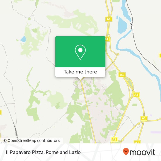 Il Papavero Pizza map