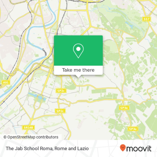 The Jab School Roma map