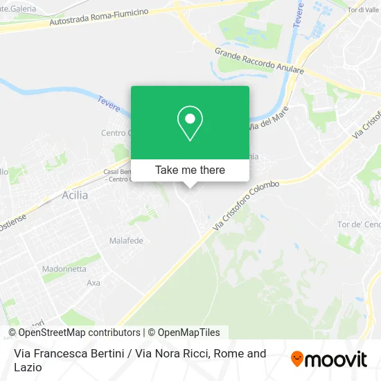 Francesca Bertini Street / Nora Ricci Street map