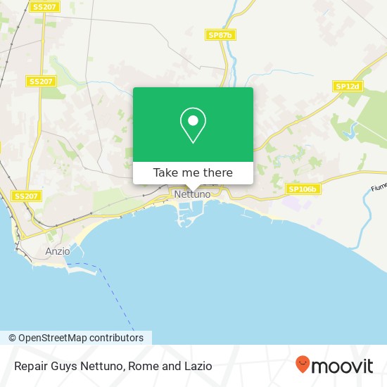 Repair Guys Nettuno map