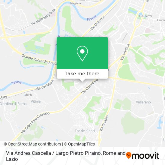 Via Andrea Cascella / Largo Pietro Piraino map