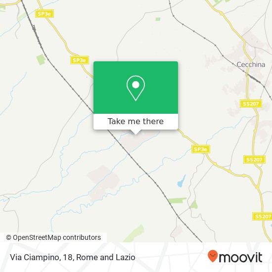 Via Ciampino, 18 map