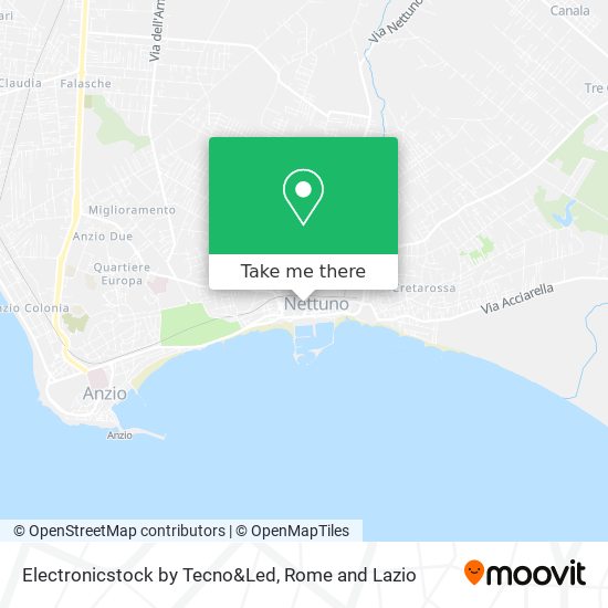 Electronicstock by Tecno&Led map