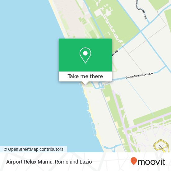 Airport Relax Mama map