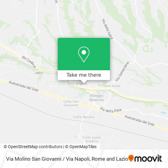 Via Molino San Giovanni / Via Napoli map