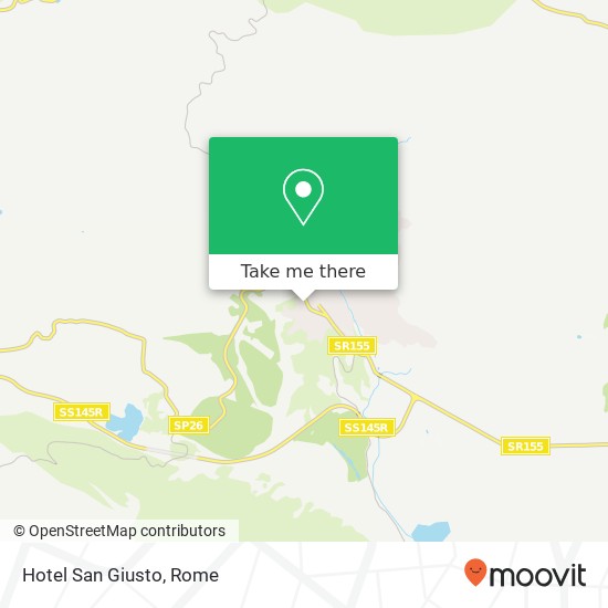 Hotel San Giusto map