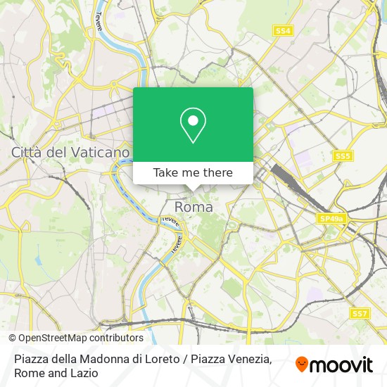 Piazza della Madonna di Loreto / Piazza Venezia map