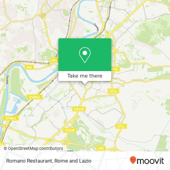 Romano Restaurant map