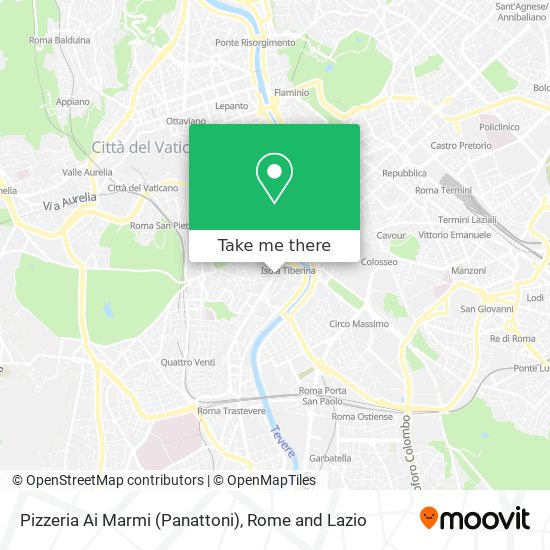 Pizzeria Ai Marmi (Panattoni) map