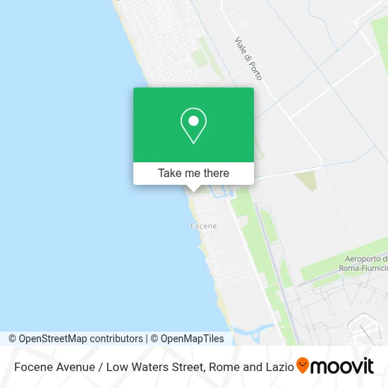 Focene Avenue / Low Waters Street map