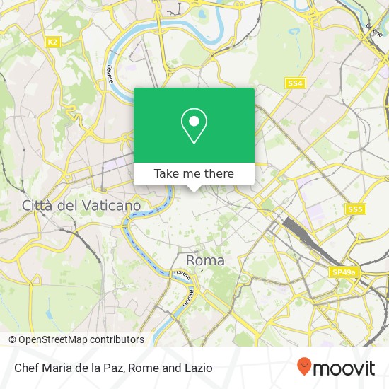 Chef Maria de la Paz map