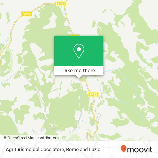 Agriturismo dal Cacciatore map