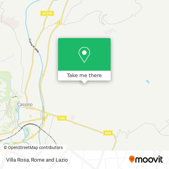 Villa Rosa map