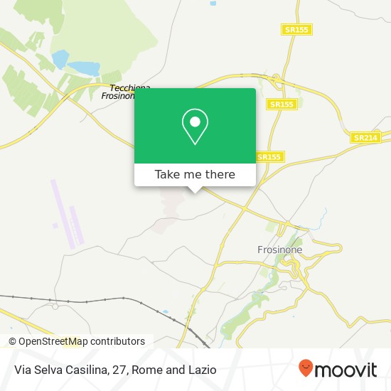 Via Selva Casilina, 27 map