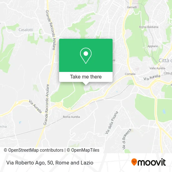 50 Roberto Ago Street map