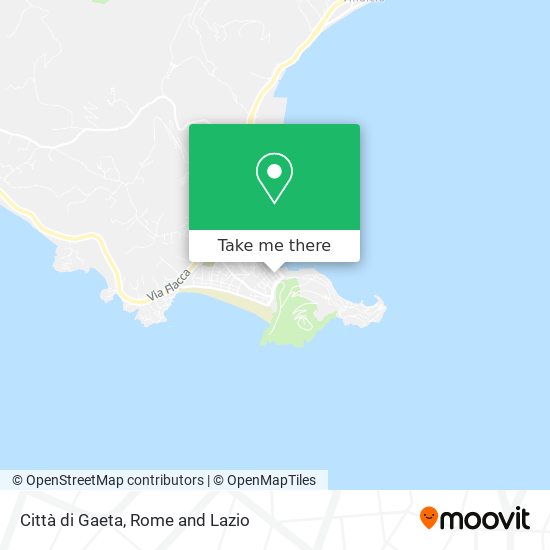 Città di Gaeta map