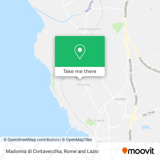 Madonna di Civitavecchia map