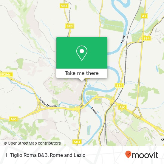 Il Tiglio Roma B&B map