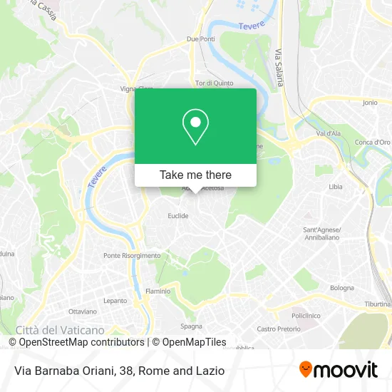 Barnaba Oriani Street, 38 map