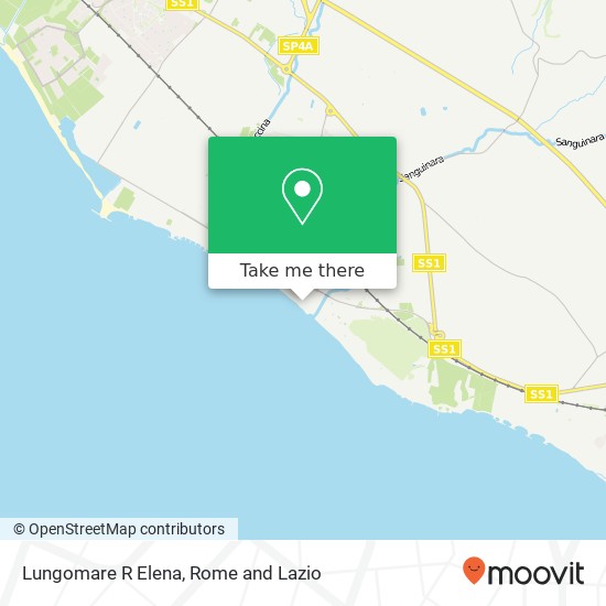 Lungomare R  Elena map