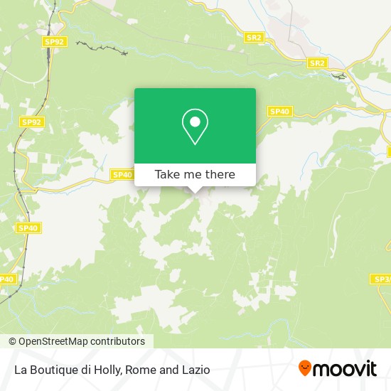 La Boutique di Holly map