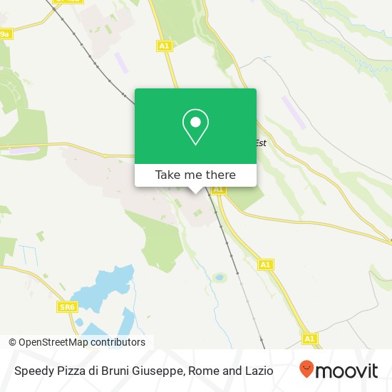 Speedy Pizza di Bruni Giuseppe map