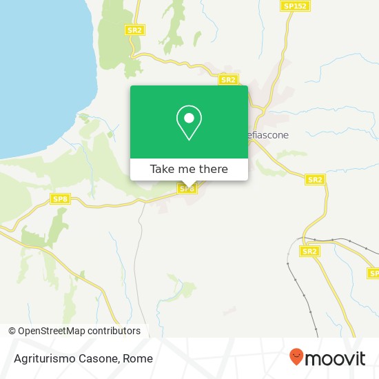 Agriturismo Casone map