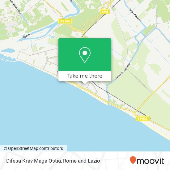 Difesa Krav Maga Ostia map