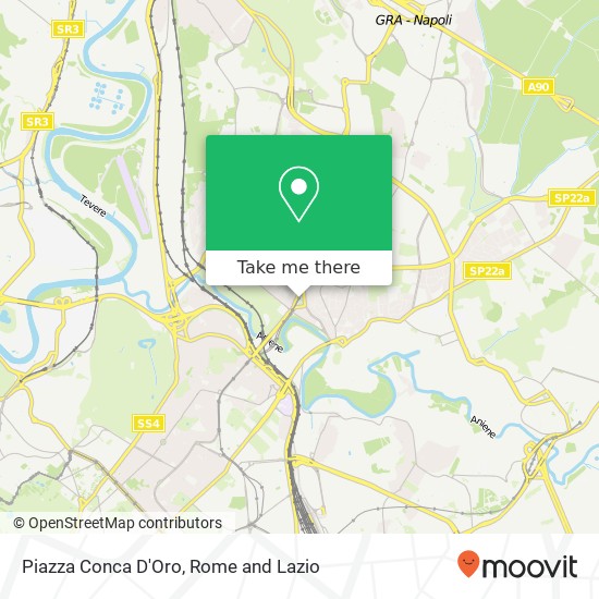 Piazza Conca D'Oro map