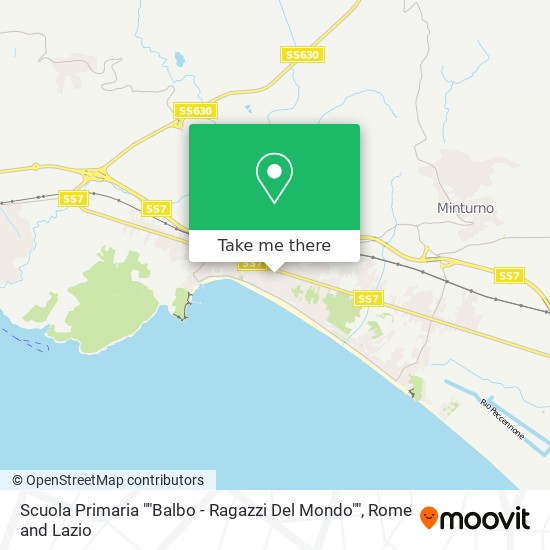 Scuola Primaria ""Balbo - Ragazzi Del Mondo"" map