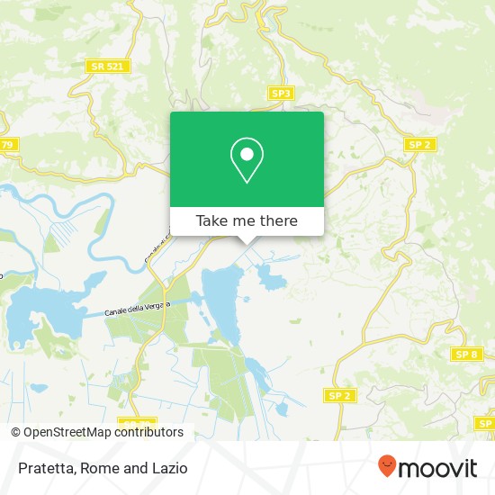 Pratetta map