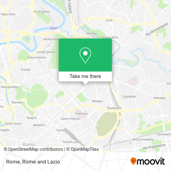 Rome map