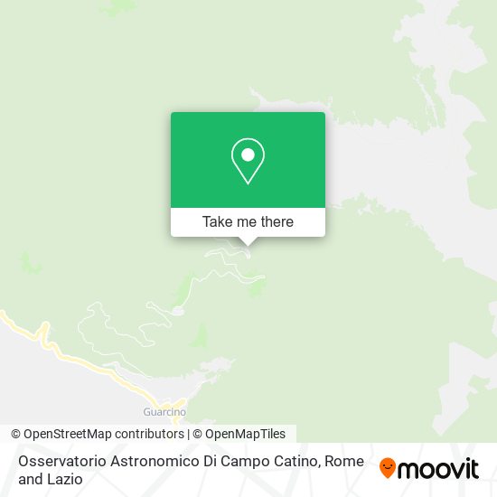 Osservatorio Astronomico Di Campo Catino map