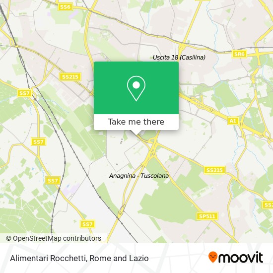 Alimentari Rocchetti map