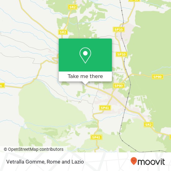 Vetralla Gomme map