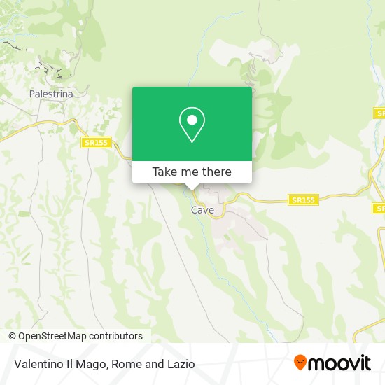 Valentino Il Mago map