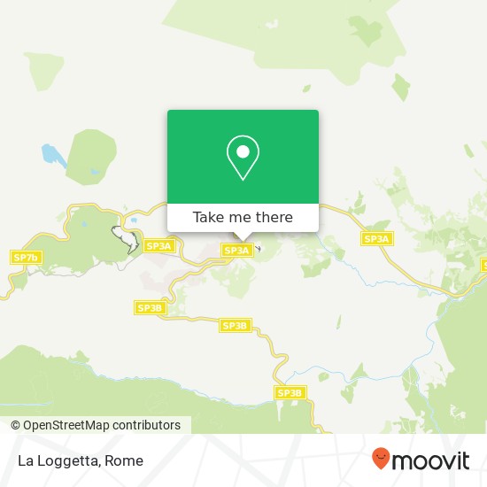 La Loggetta map