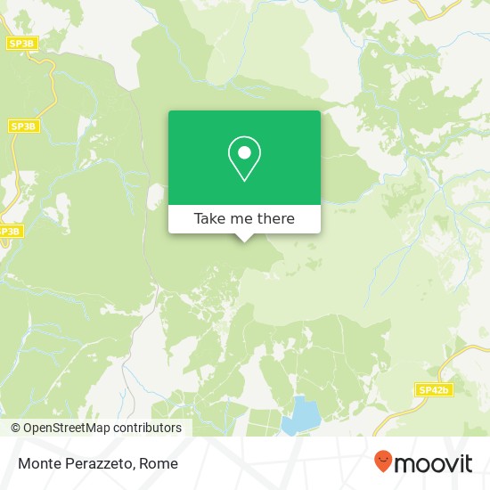 Monte Perazzeto map