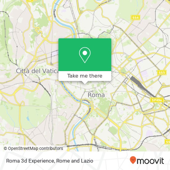 Roma 3d Experience map