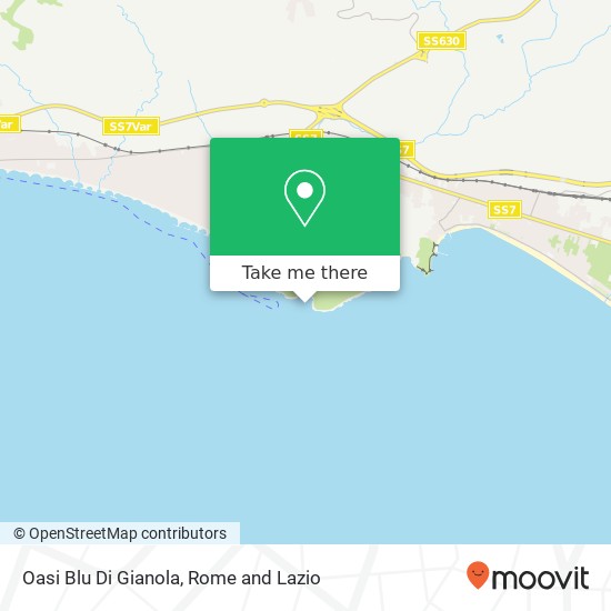 Oasi Blu Di Gianola map