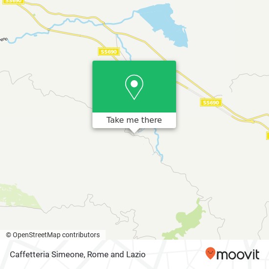 Caffetteria Simeone map