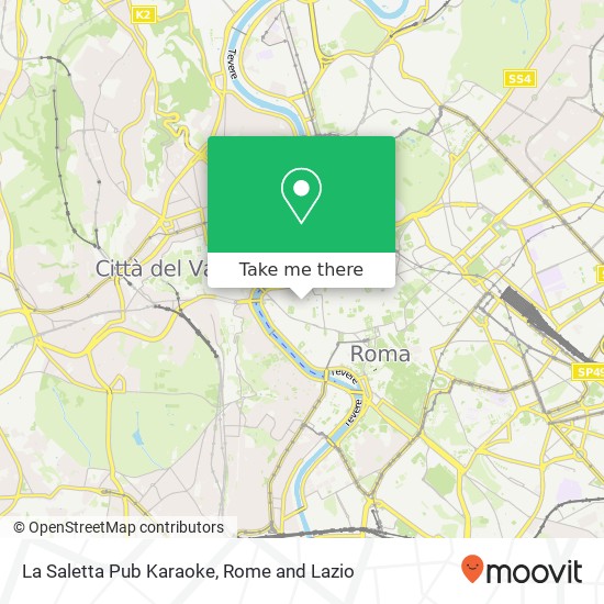 La Saletta Pub Karaoke map