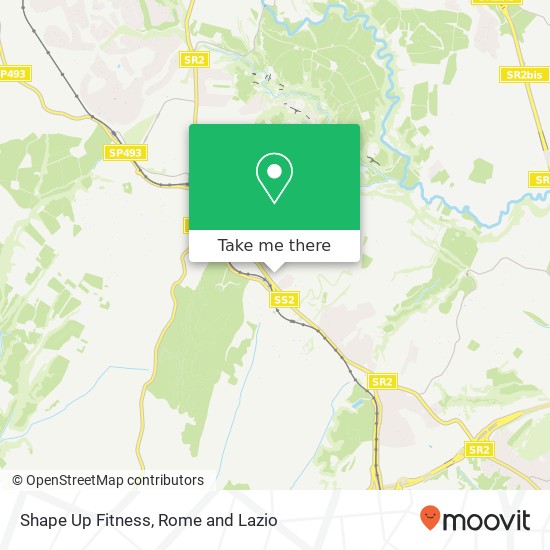 Shape Up Fitness map