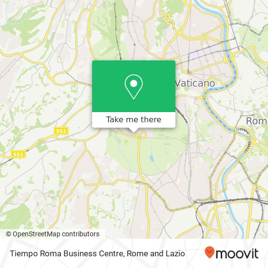 Tiempo Roma Business Centre map