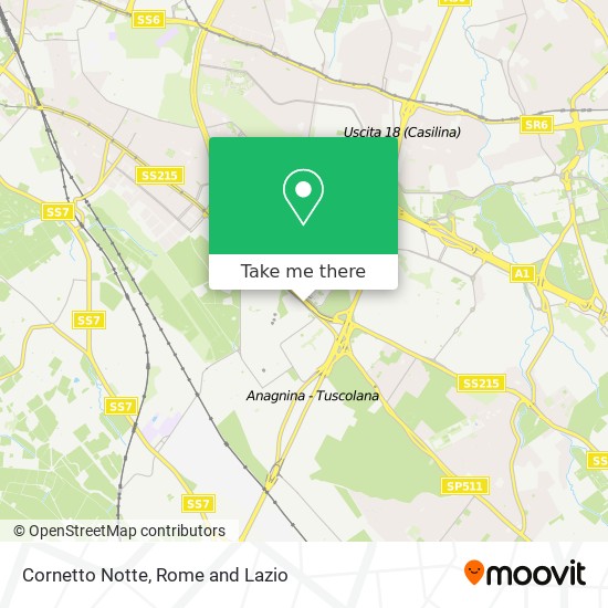 Cornetto Notte map