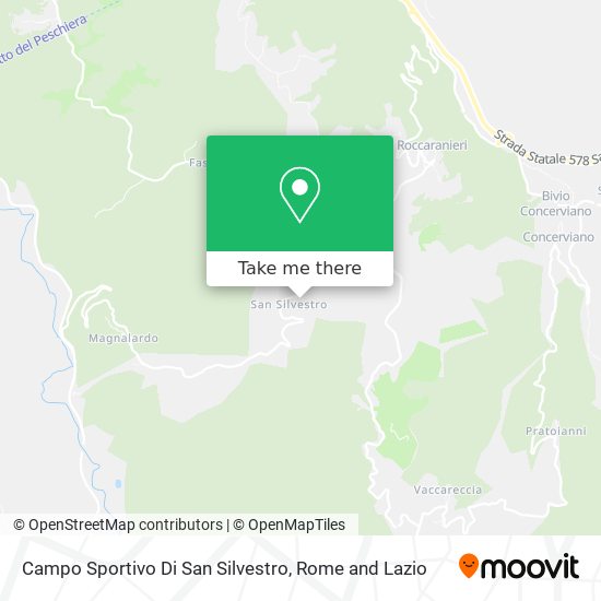 Campo Sportivo Di San Silvestro map