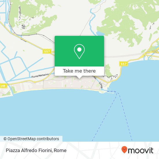 Piazza Alfredo Fiorini map