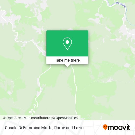 Casale Di Femmina Morta map